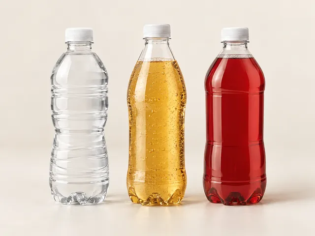 A selection of bottled beverages