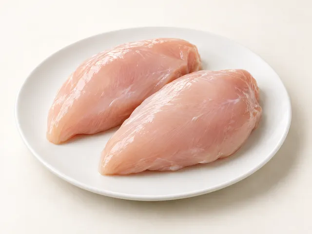 Fresh chicken breast fillets