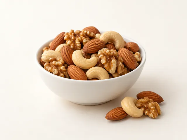 A bowl of mixed nuts